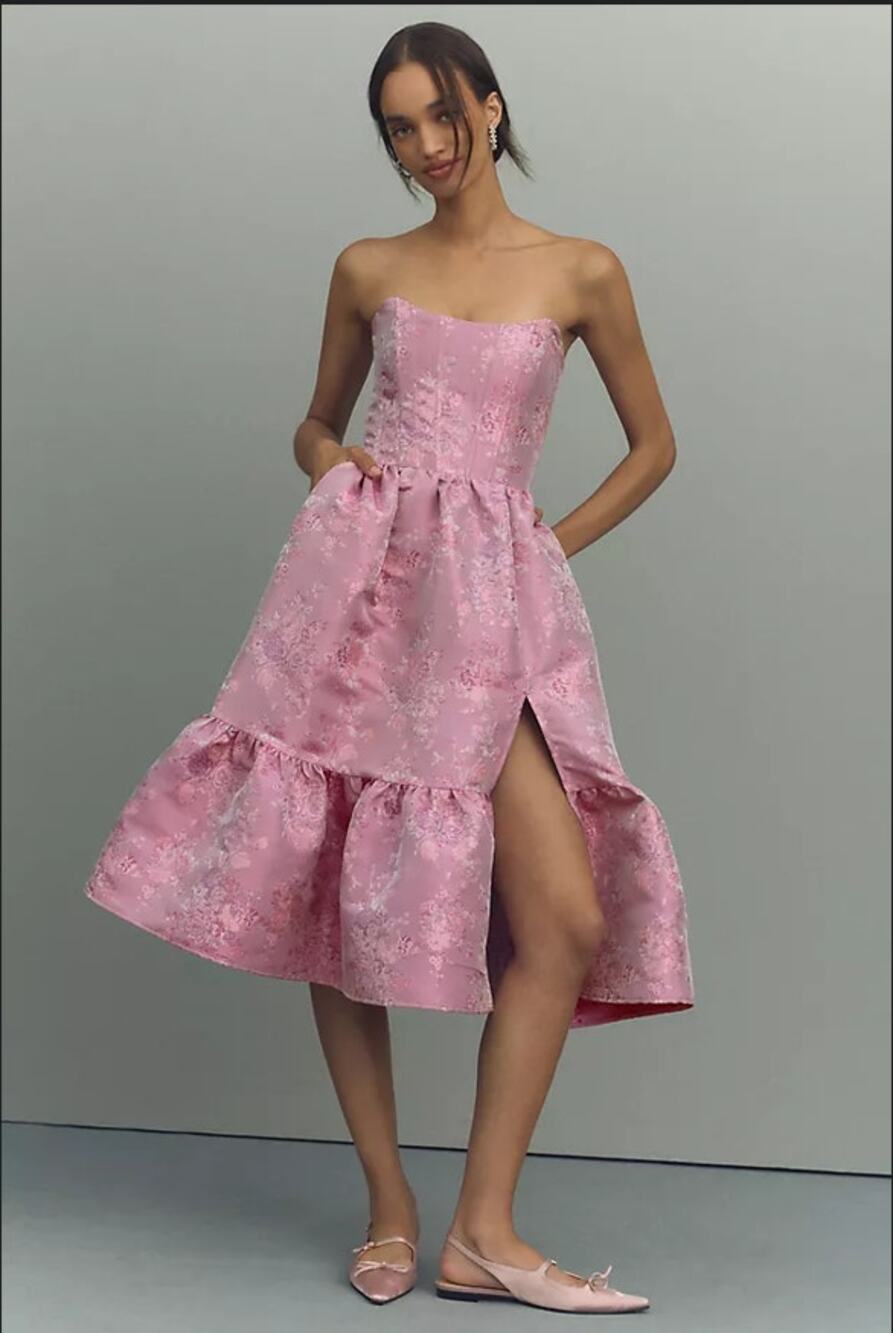 NEW NWT V. Chapman The Charlotte Corset Dress in Orchid Haze Windsor Size 10
